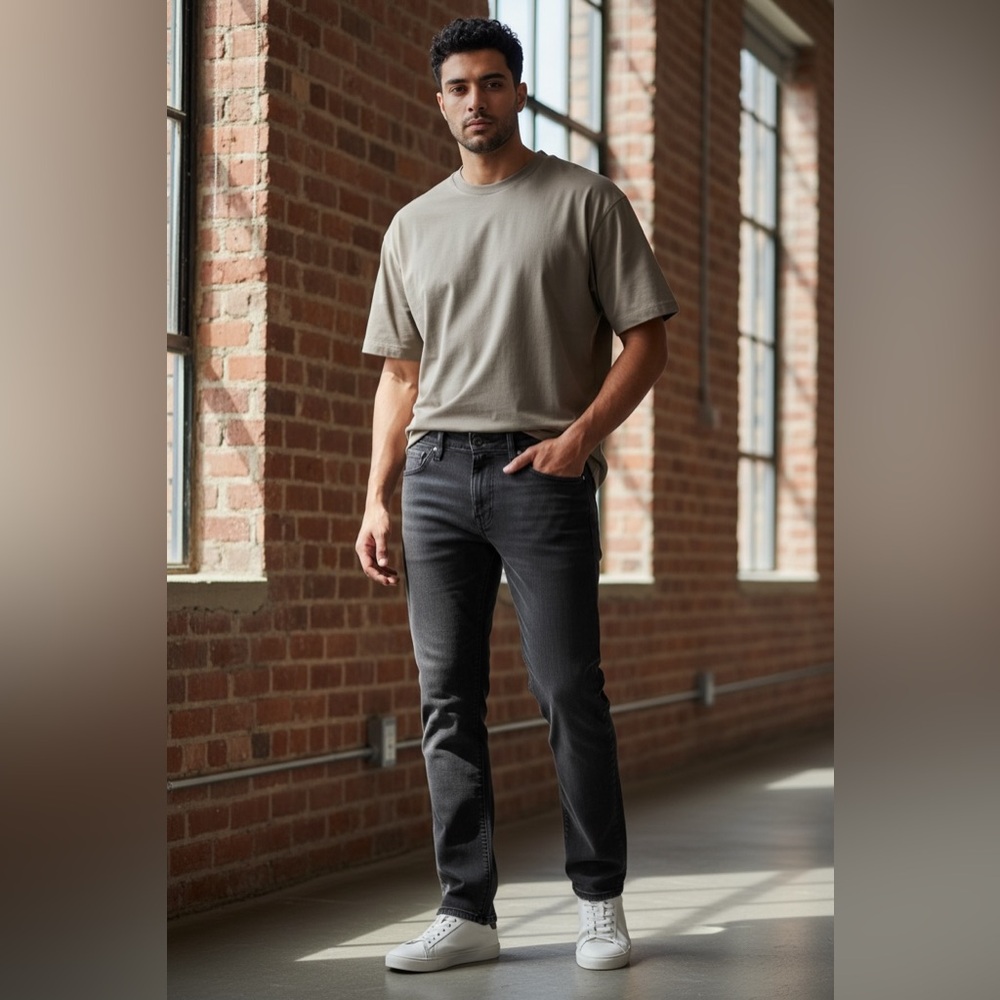 Mens Levis 541, Premium Jeans, w30, L29 Faded Black/Grey